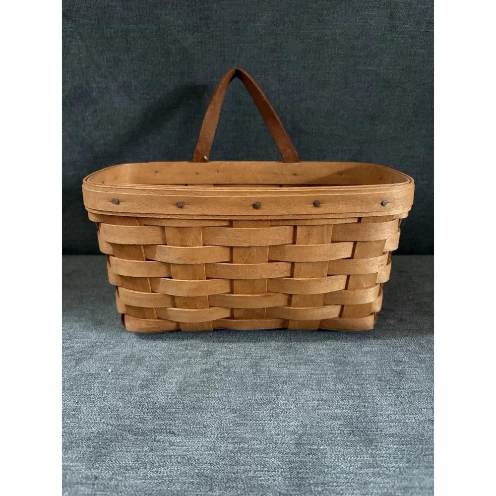 Vintage Longaberger Small Hanging‎ Wall Basket Curated Vignette